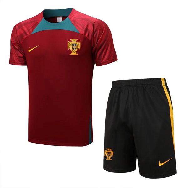 Maillot Entrainement Portugal Ensemble Complet 2022-23 Rouge